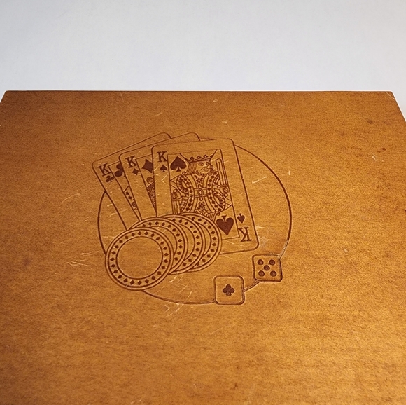 Vintage Double Lions Poker Set. - Picture 7 of 14